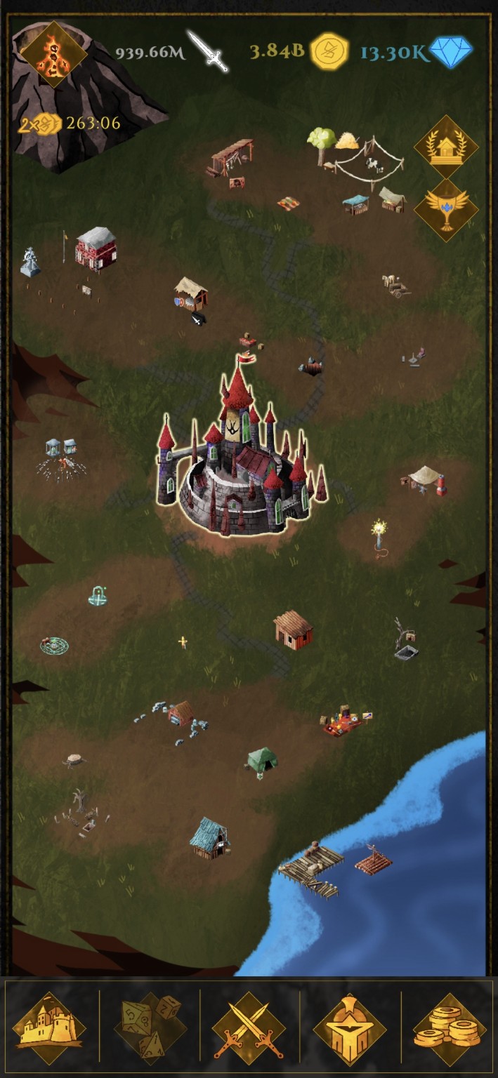 Village screen